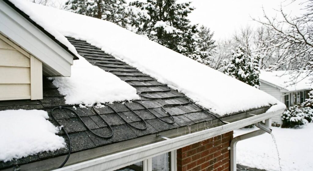 Roof and Gutter De-Icing Cable
