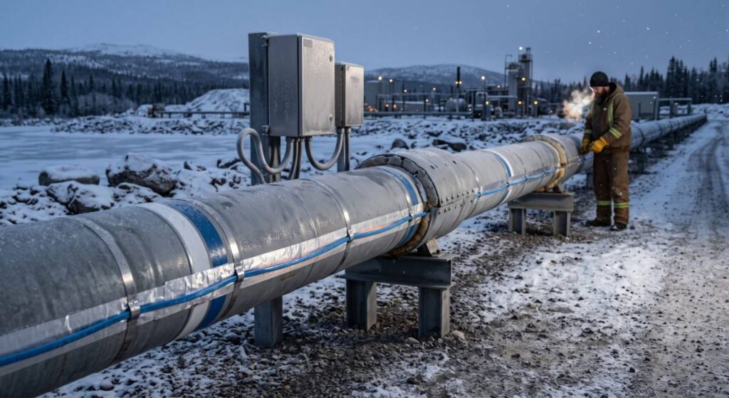 Pipeline Heat Tracing for Freeze Protection and Efficiency
