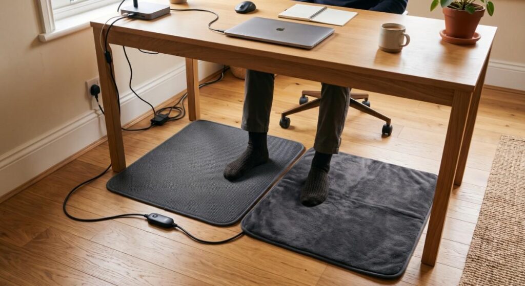 Electric Heated Floor Mats for Office Comfort and Warmth
